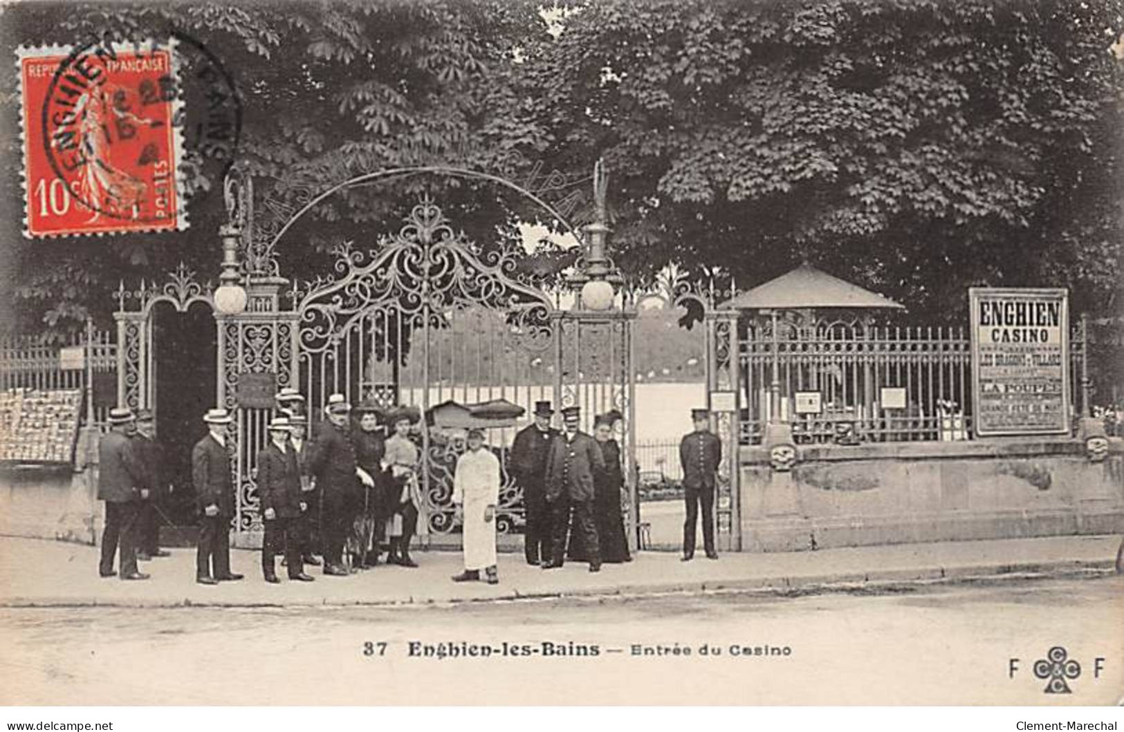 ENGHIEN LES BAINS - Entrée Du Casino - Très Bon état - Enghien Les Bains