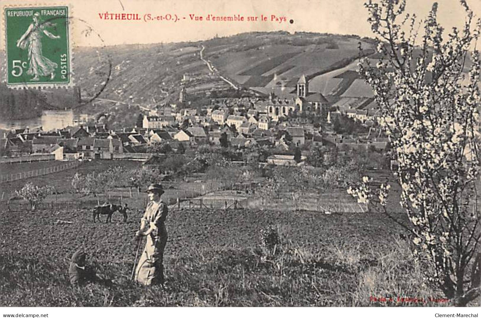 VETHEUIL - Vue D'ensemble Sur Le Pays - Très Bon état - Vetheuil