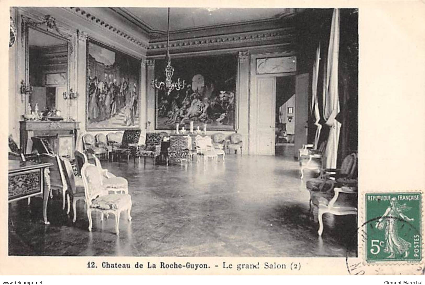 Château De LA ROCHE GUYON - Le Grand Salon - Très Bon état - La Roche Guyon
