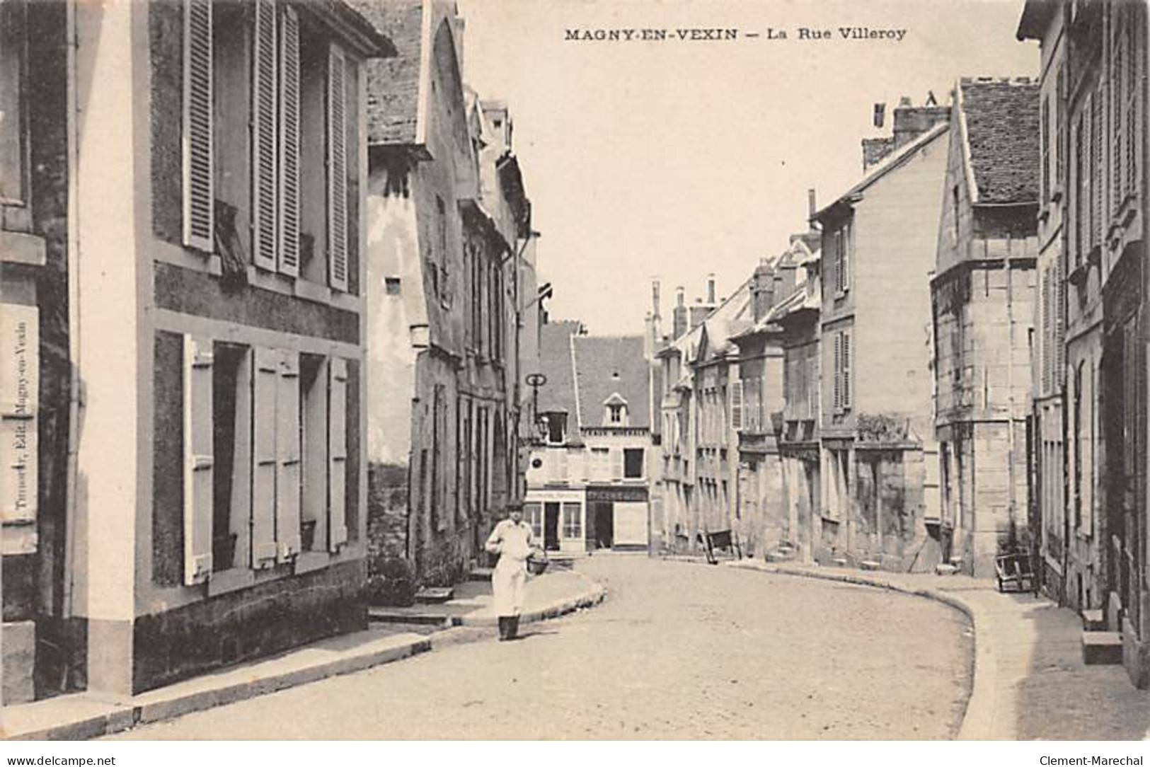 MAGNY EN VEXIN - La Rue Villeroy - Très Bon état - Magny En Vexin