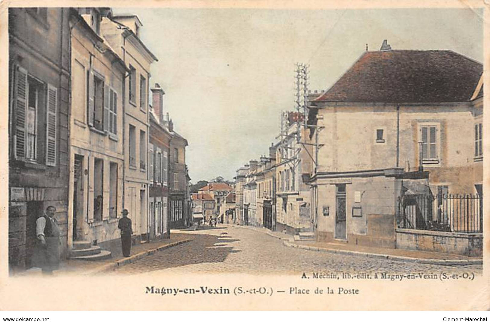 MAGNY EN VEXIN - Place De La Poste - Très Bon état - Magny En Vexin