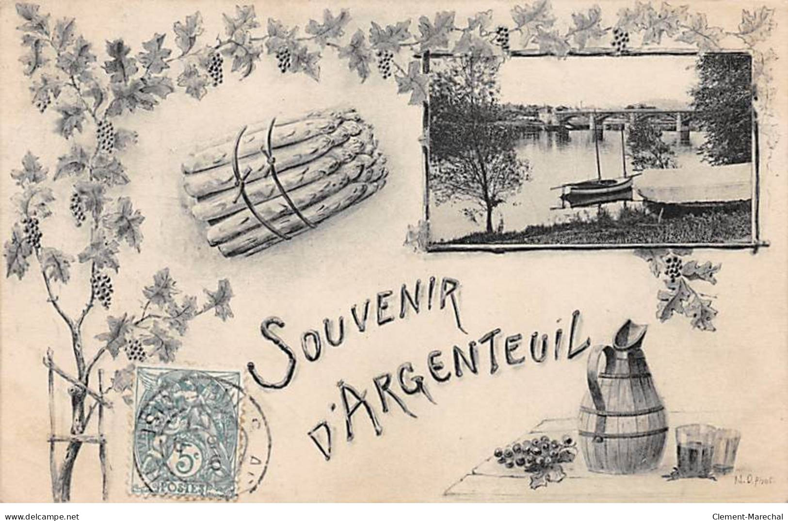 Souvenir D'ARGENTEUIL - Très Bon état - Argenteuil