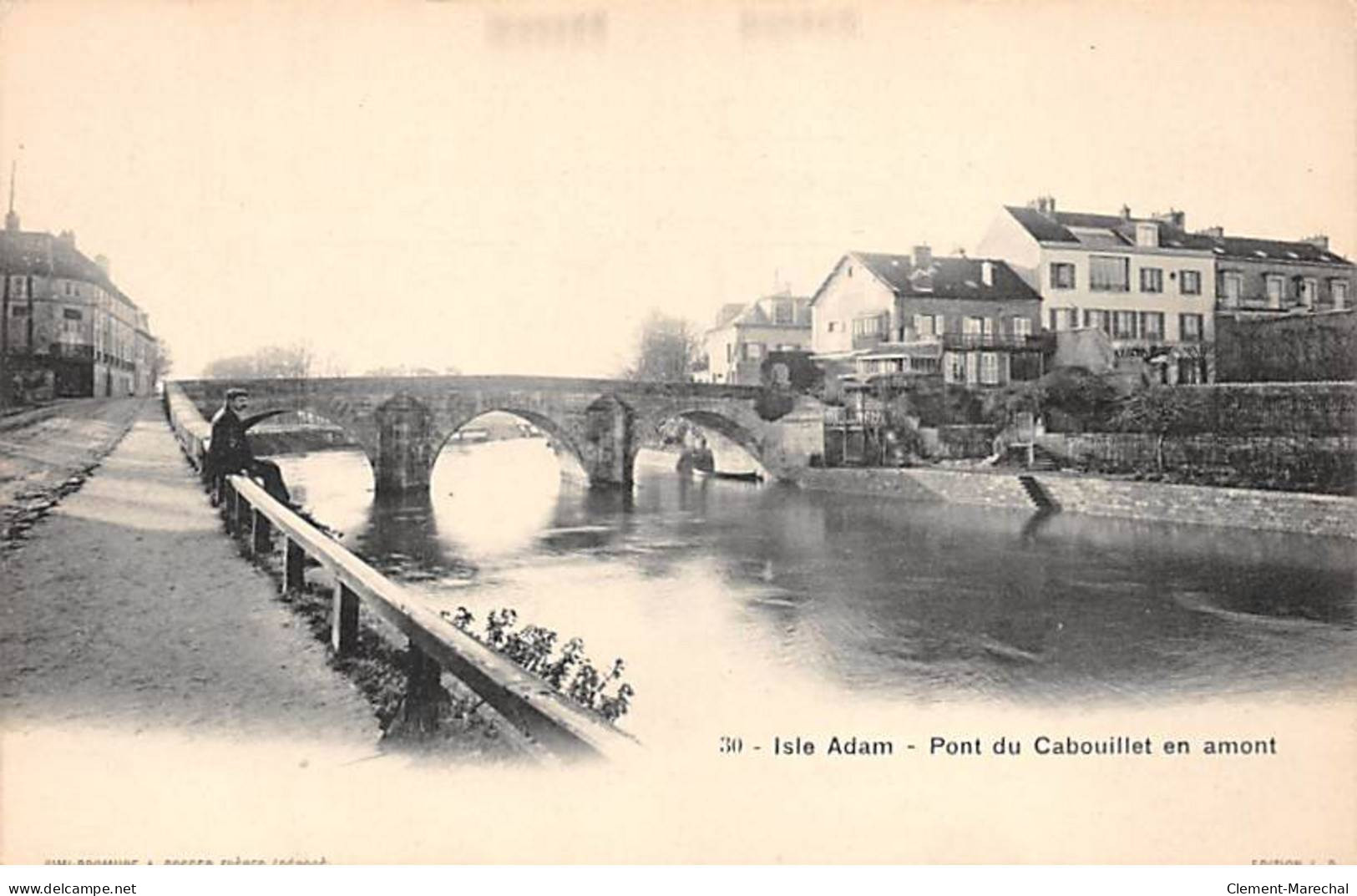 ISLE ADAM - Pont Du Cabouillet En Amont - Très Bon état - L'Isle Adam
