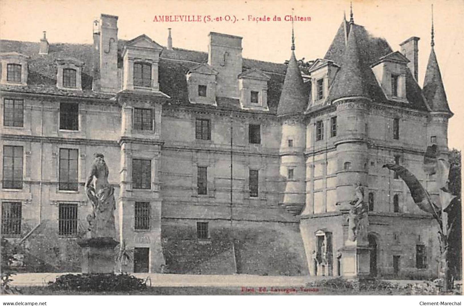 AMBLEVILLE - Façade Du Château - Très Bon état - Altri & Non Classificati
