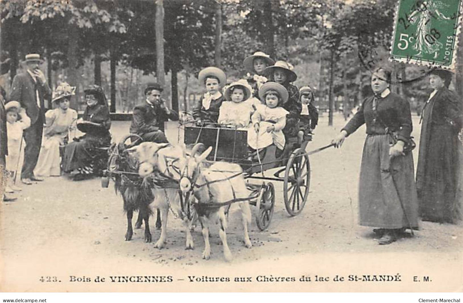 Bois De VINCENNES - Voitures Aux Chèvres Du Lac De SAINT MANDE - Très Bon état - Saint Mande