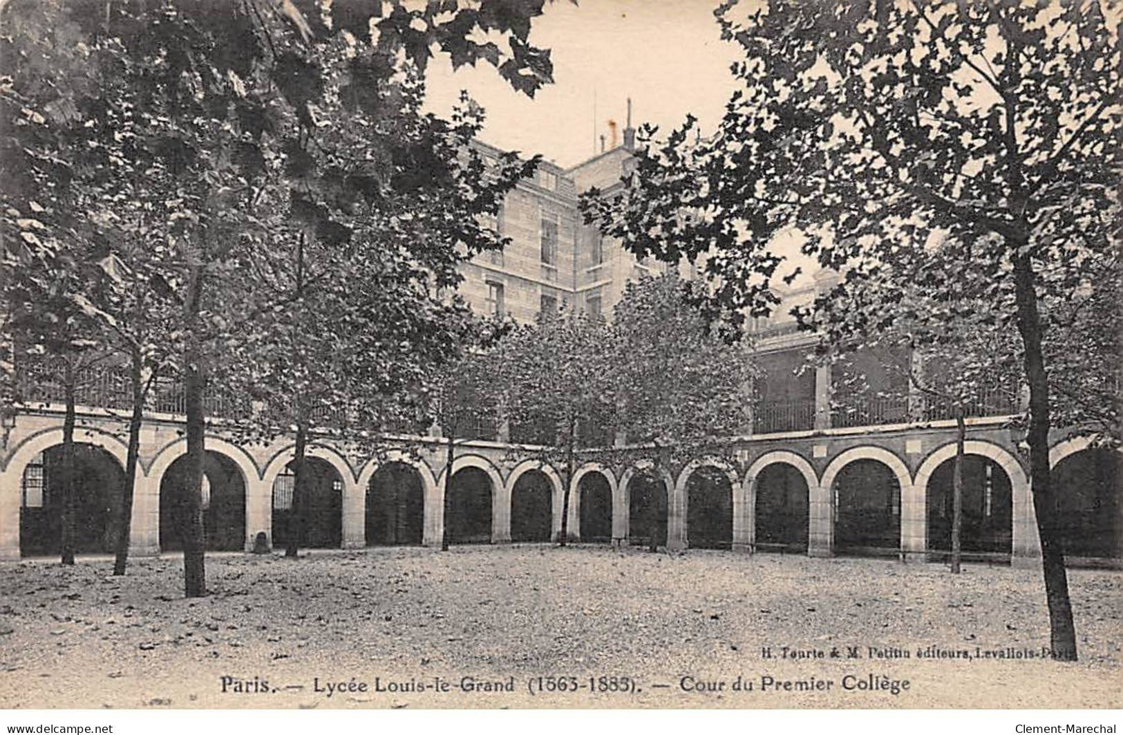 PARIS - Lycée Louis Le Grand - Cour Du Premier Collège - Très Bon état - Distrito: 05