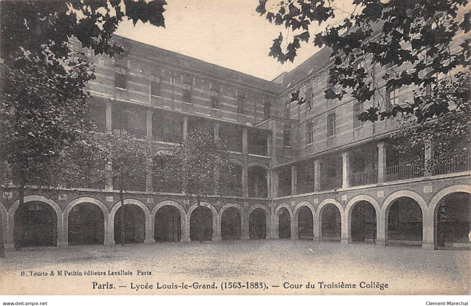 PARIS - Lycée Louis Le Grand - Cour Du Troisième Collège - Très Bon état - District 05