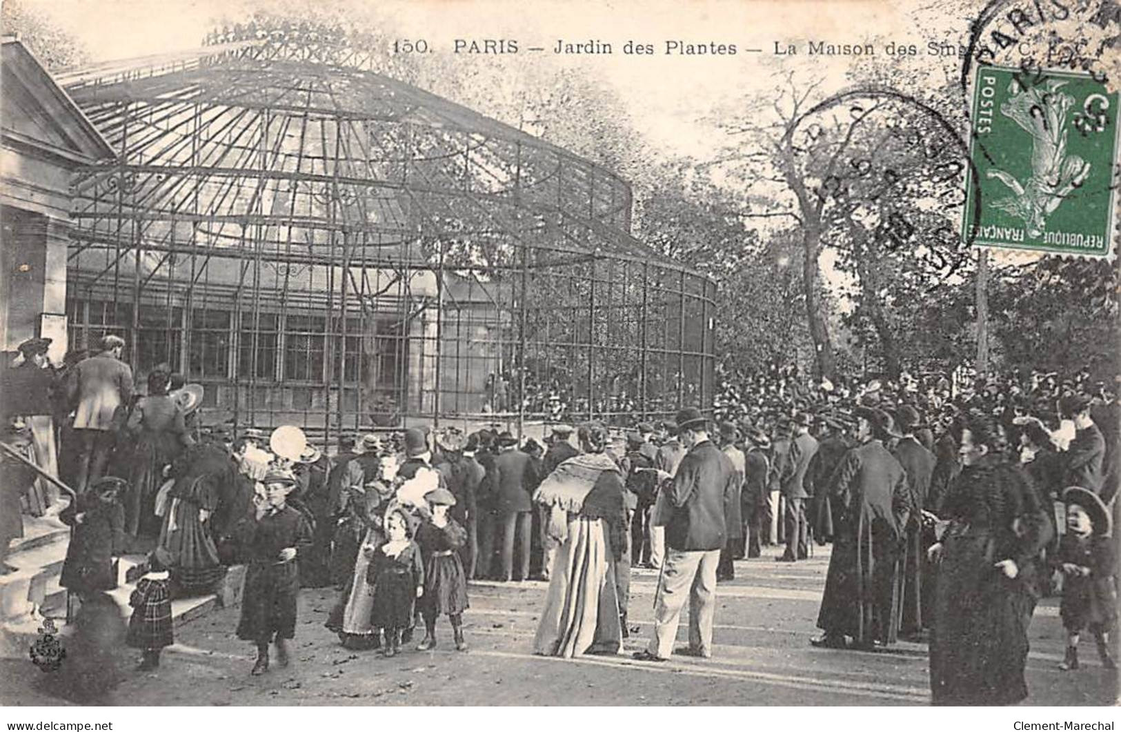 PARIS - Le Jardin Des Plantes - La Maison Des Singes - Très Bon état - Arrondissement: 05