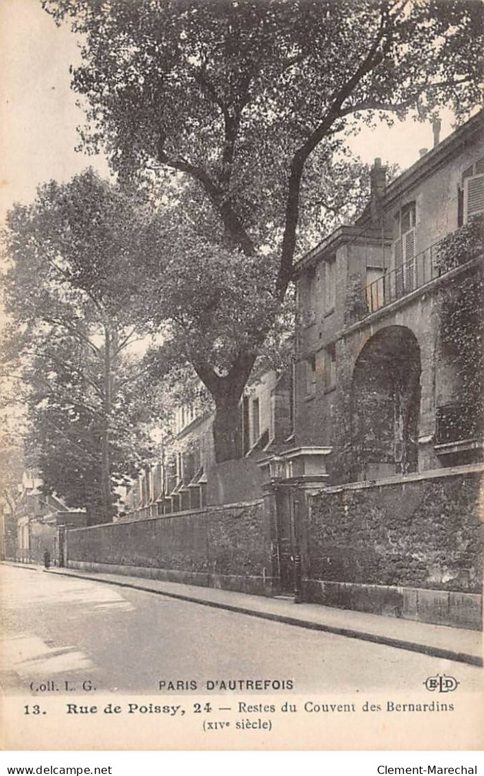 PARIS D'Autrefois - Rue De Poissy - Très Bon état - District 05