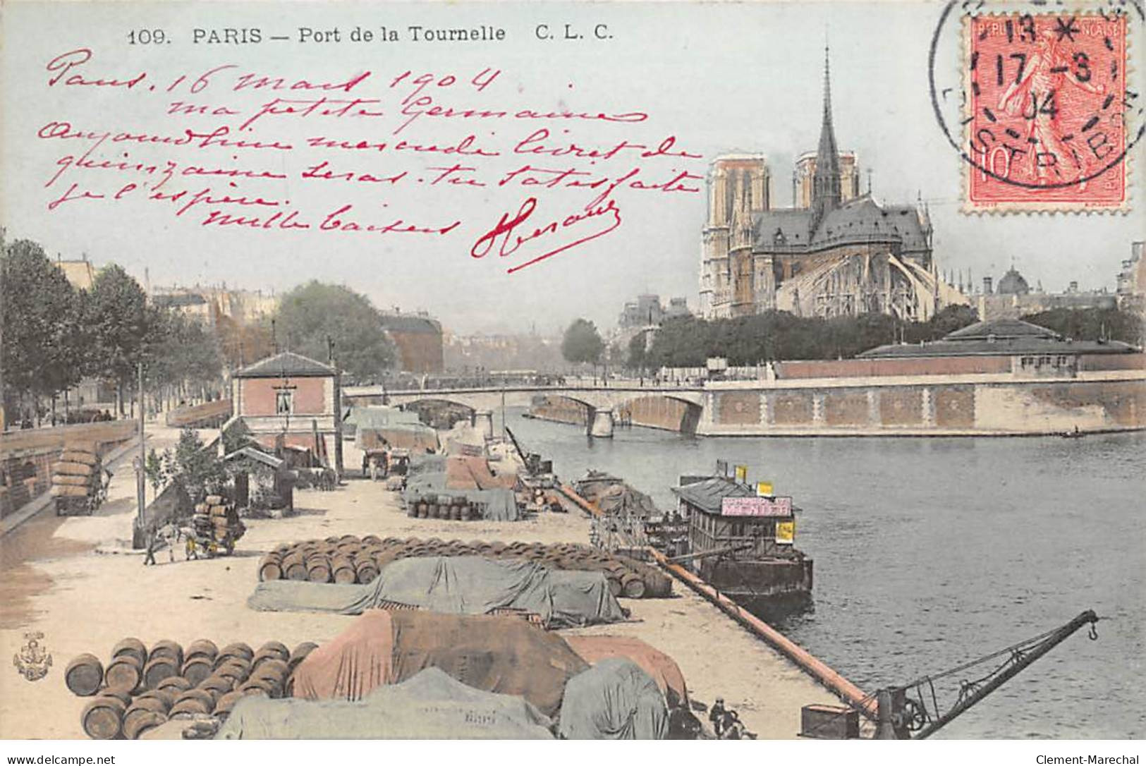 PARIS - Port De La Tournelle - Très Bon état - Distretto: 05
