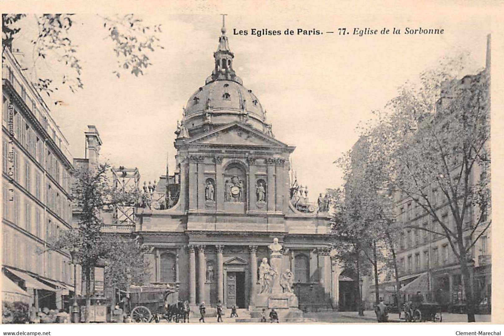 PARIS - Les Eglises De Paris - Eglise De La Sorbonne - Très Bon état - District 05