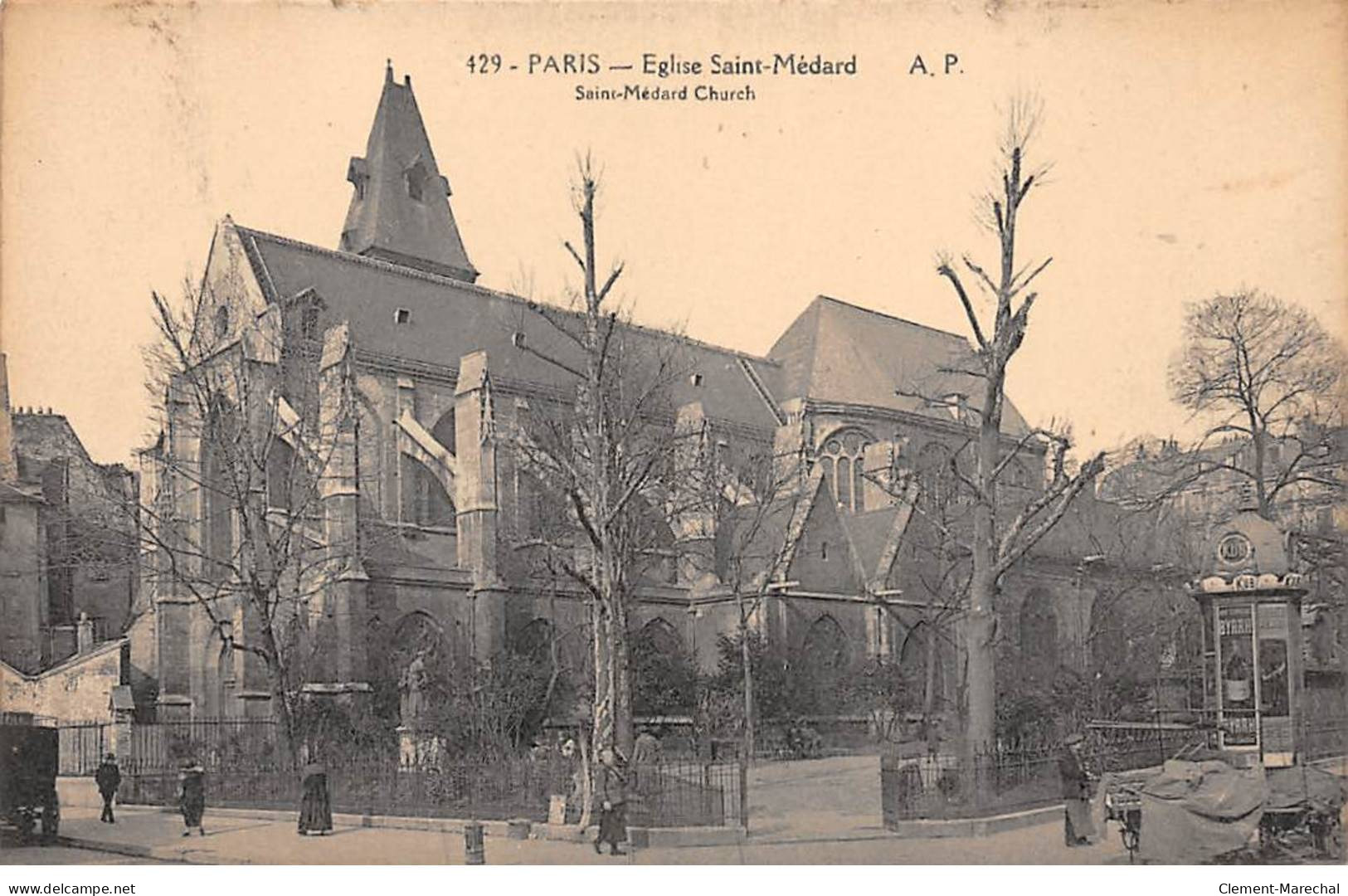 PARIS - Eglise Saint Médard - Très Bon état - Arrondissement: 05