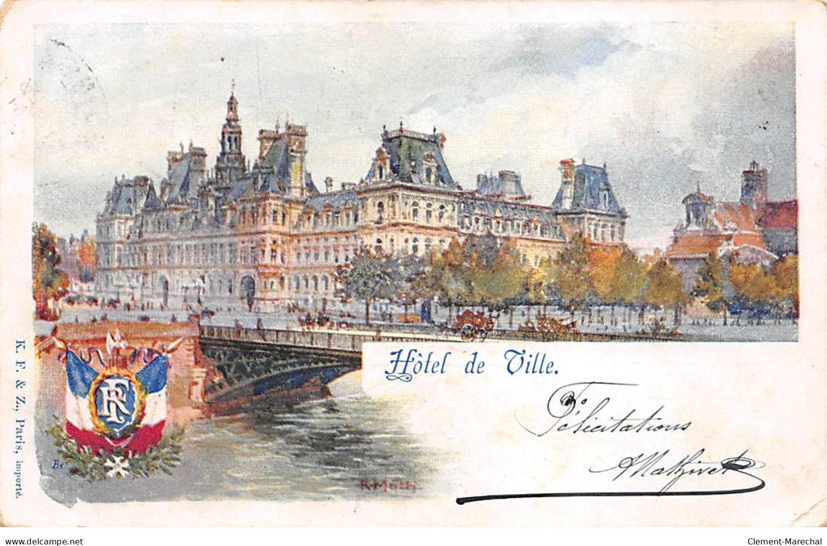 PARIS - Hôtel De Ville - Très Bon état - Paris (04)