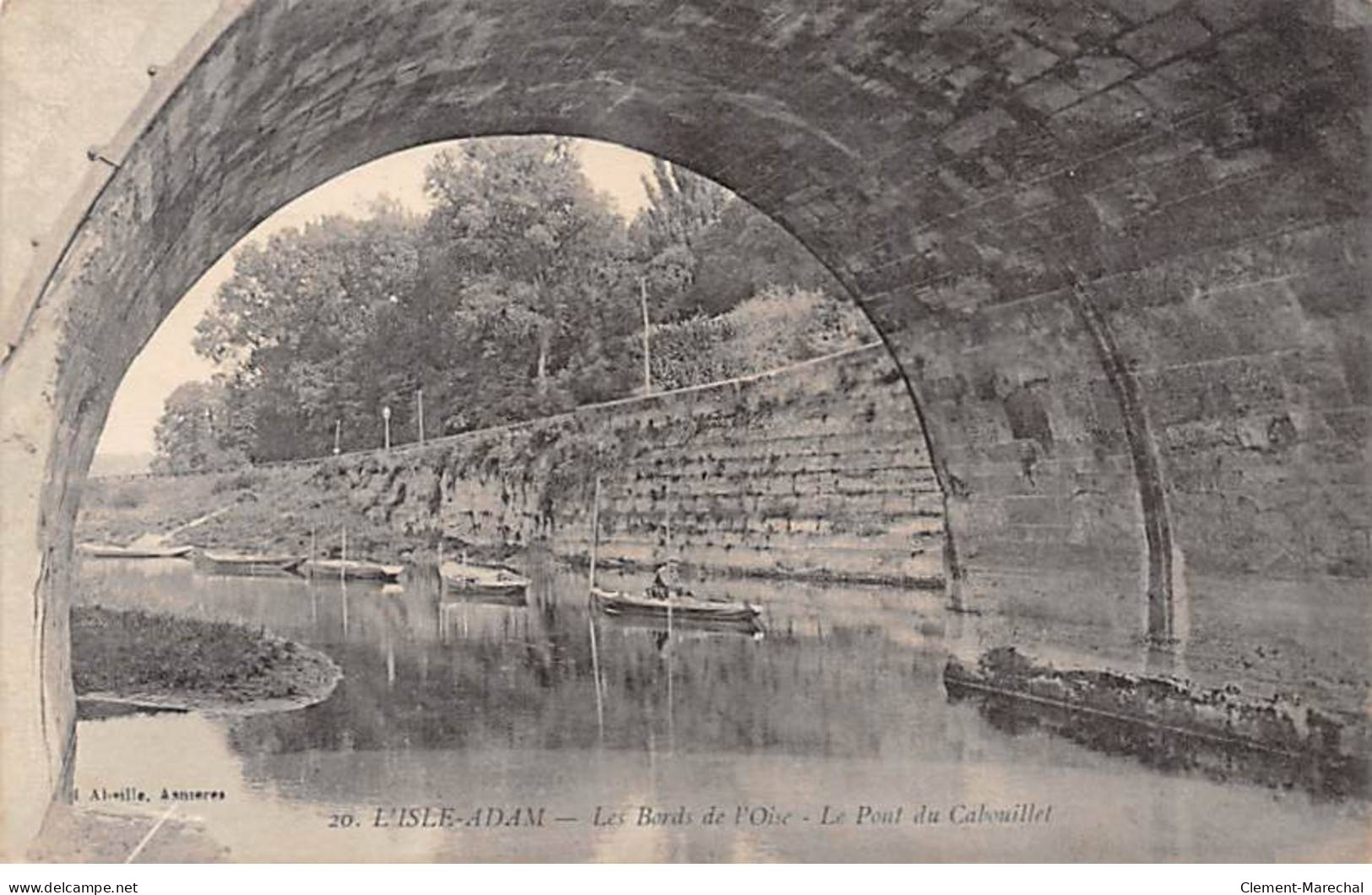 L'ISLE ADAM - Les Bords De L'Oise - Le Pont Du Cabouillet - Très Bon état - L'Isle Adam