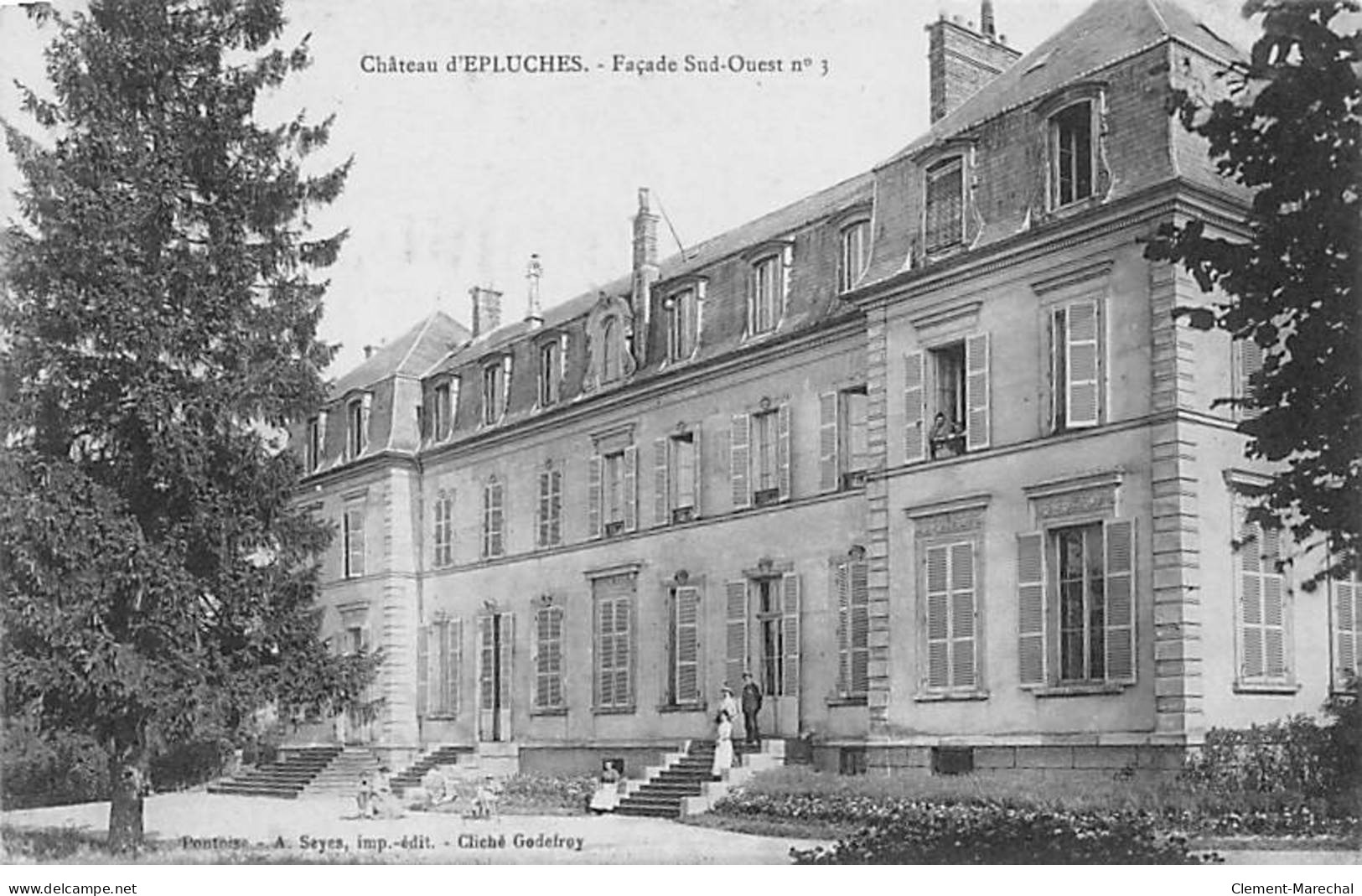 Château D'EPLUCHES - Façade Sud Ouest - Très Bon état - Autres & Non Classés