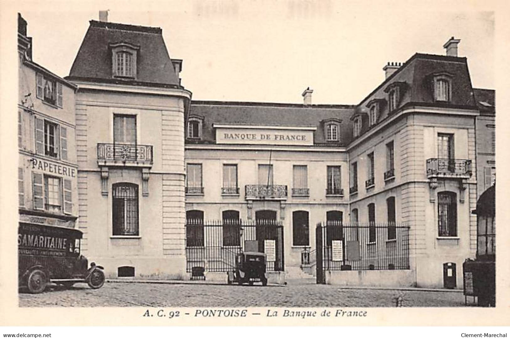 PONTOISE - La Banque De France - Très Bon état - Pontoise