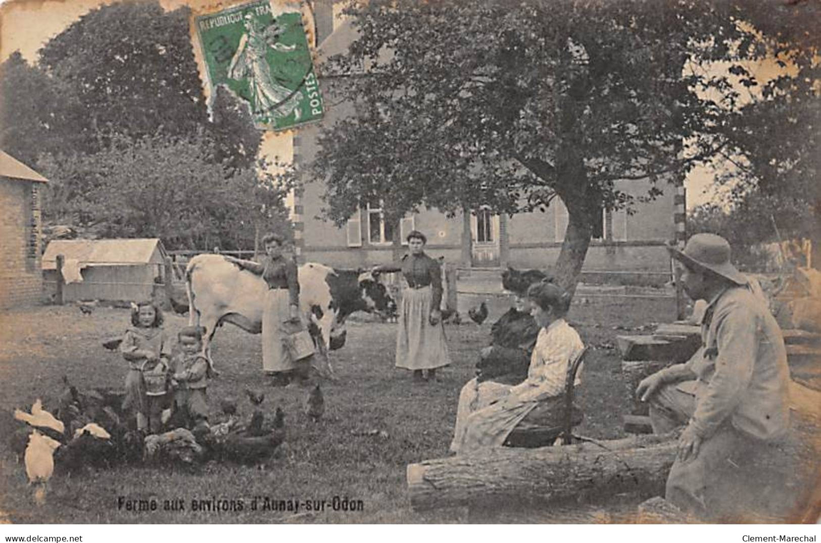 Ferme Aux Environs D'AUNAY SUR ODON - état - Autres & Non Classés