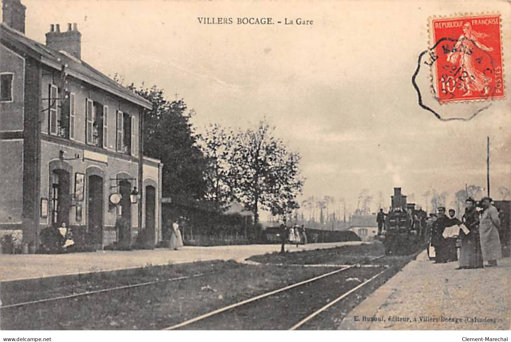 VILLERS BOCAGE - La Gare - Très Bon état - Villers Sur Mer