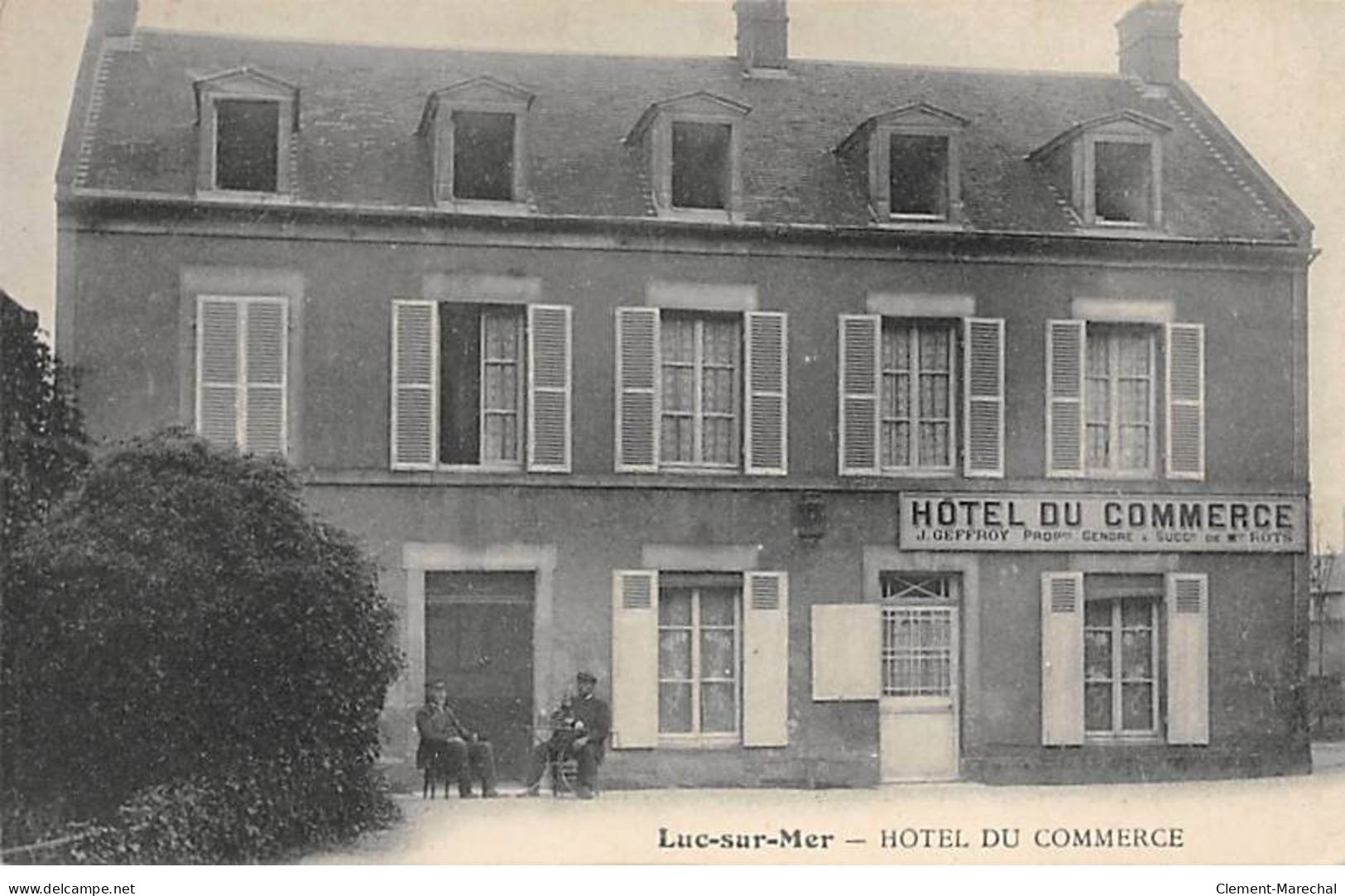LUC SUR MER - Hotel Du Commerce - Très Bon état - Luc Sur Mer