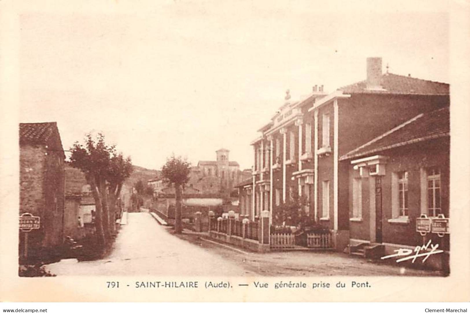 SAINT HILAIRE - Vue Générale Prise Du Pont - Très Bon état - Saint Hilaire