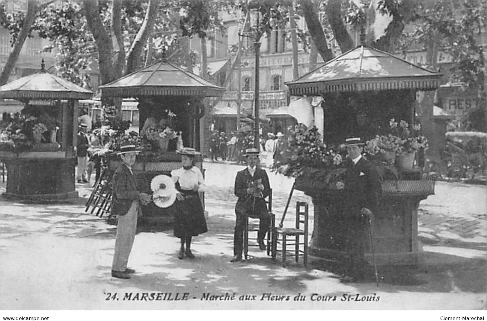 MARSEILLE - Marché Aux Fleurs Du Cours Saint Louis - Très Bon état - Non Classificati