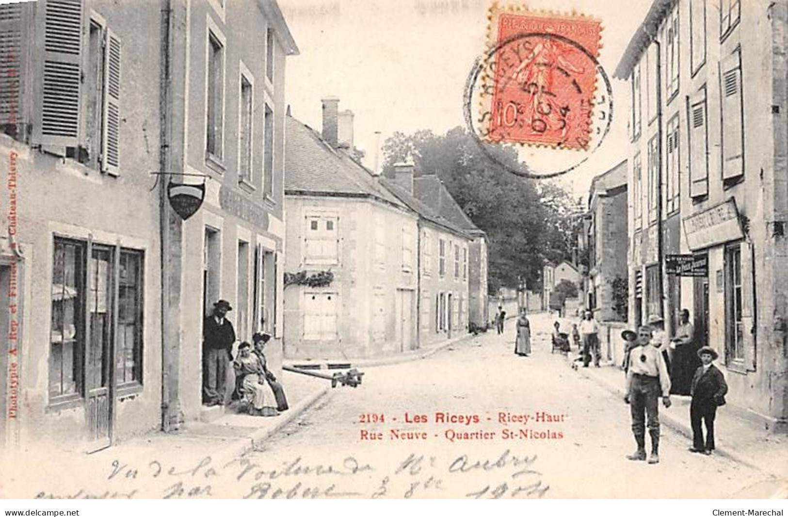 LES RICEYS - Ricey Haut - Rue Neuve - Quartier Saint Nicolas - état - Les Riceys