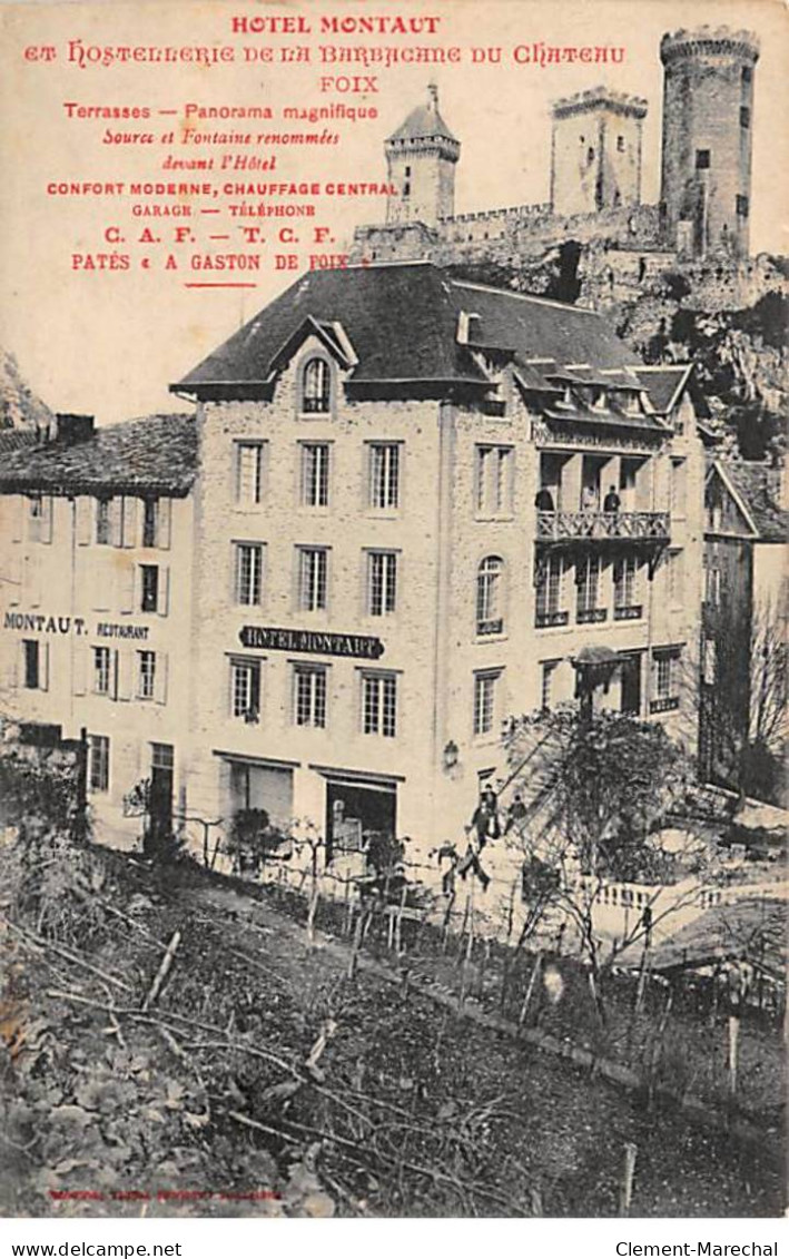 FOIX - Hotel Montaut Et Hostellerie De La Barbacane Du Château - Très Bon état - Foix