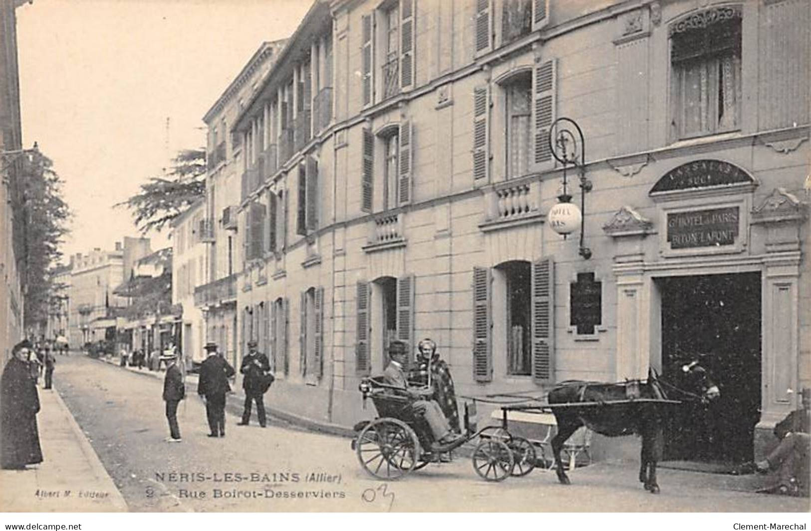 NERIS LES BAINS - Rue Boirot Desserviers - Très Bon état - Neris Les Bains