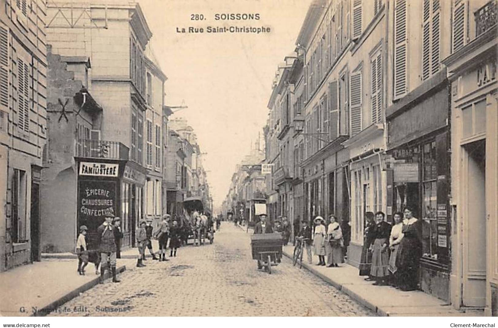 SOISSONS - La Rue Saint Christophe - Très Bon état - Soissons