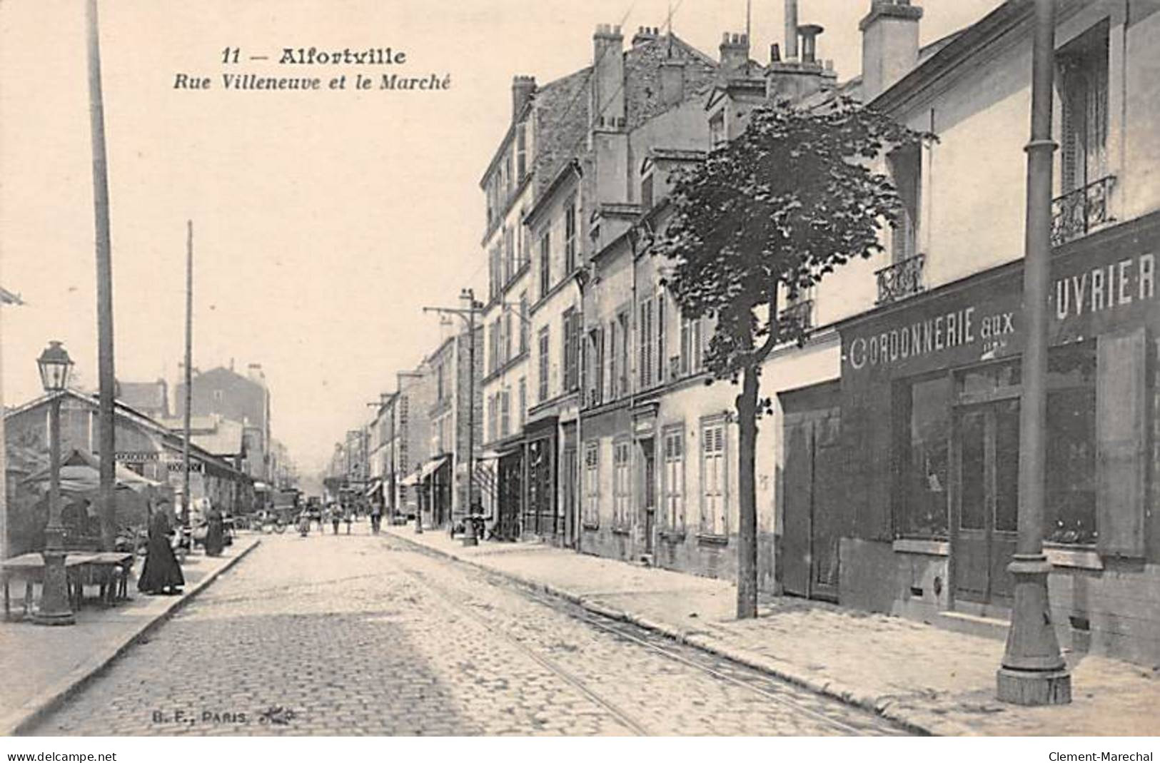 ALFORTVILLE - Rue Villeneuve Et Le Marché - Très Bon état - Alfortville