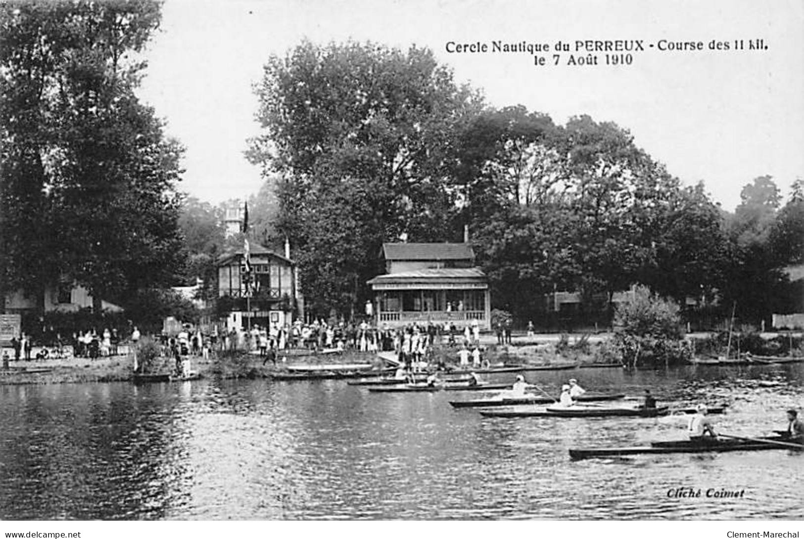 Cercle Nautique Du PERREUX - Course Des 11km Le 7 Août 1910 - Très Bon état - Le Perreux Sur Marne