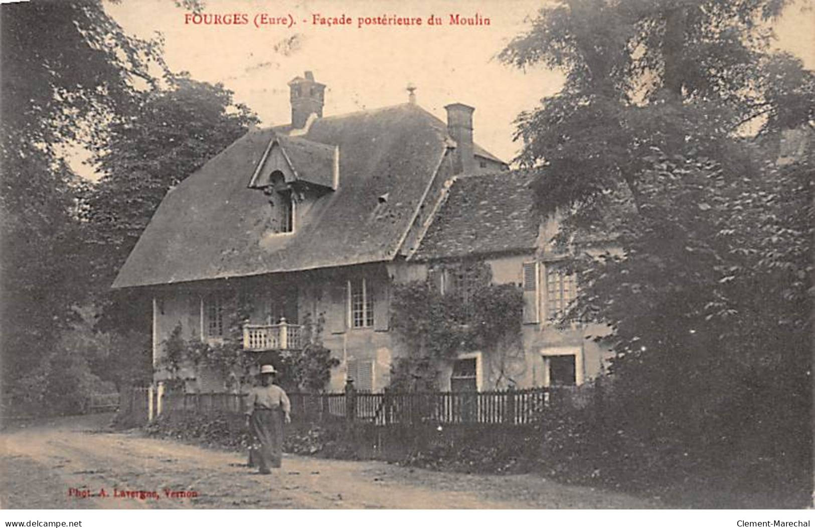 FOURGES - Façade Postérieure Du Moulin - Très Bon état - Fourges