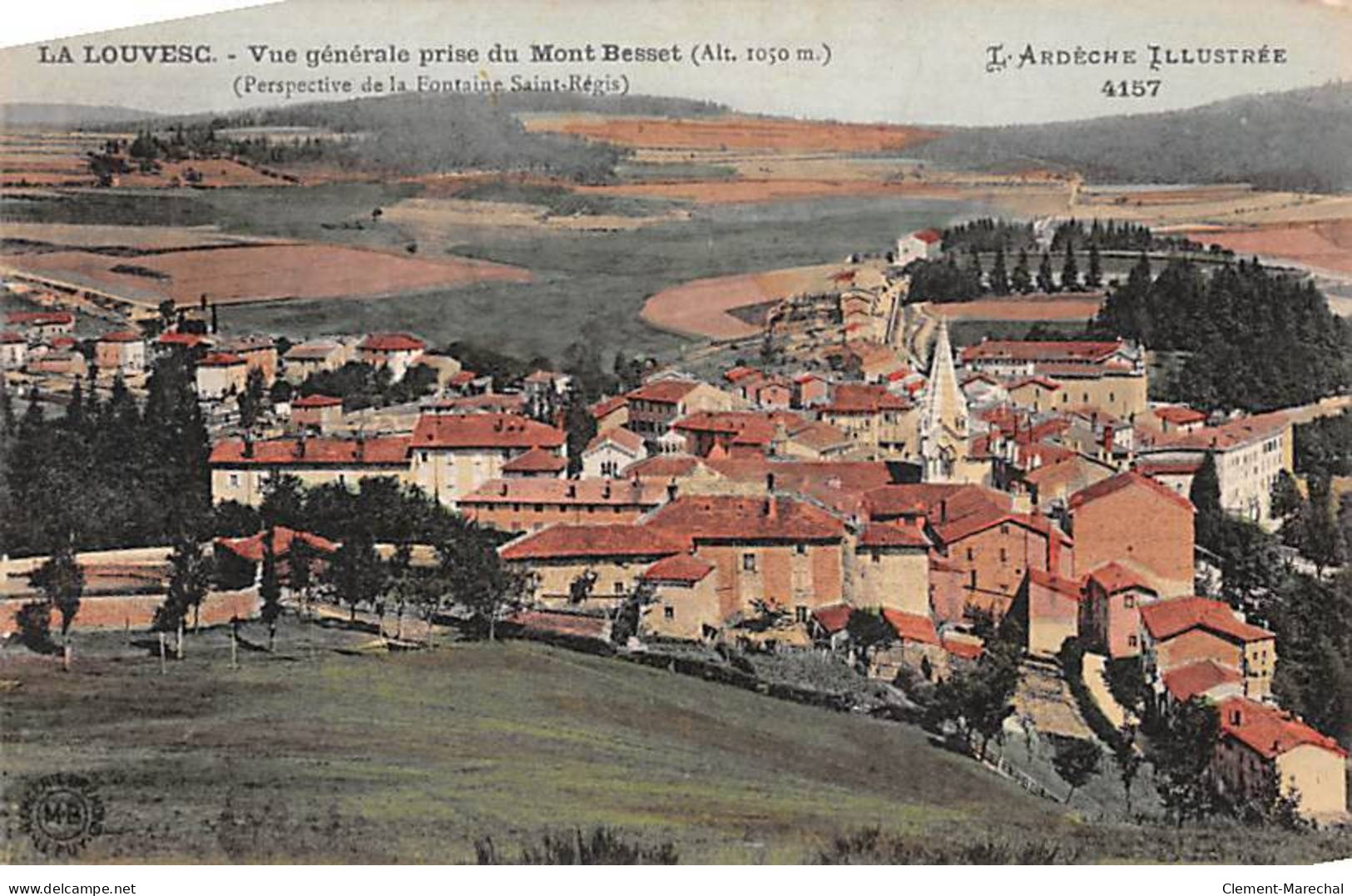 LA LOUVESC - Vue Générale Prise Du Mont Besset - Très Bon état - La Louvesc