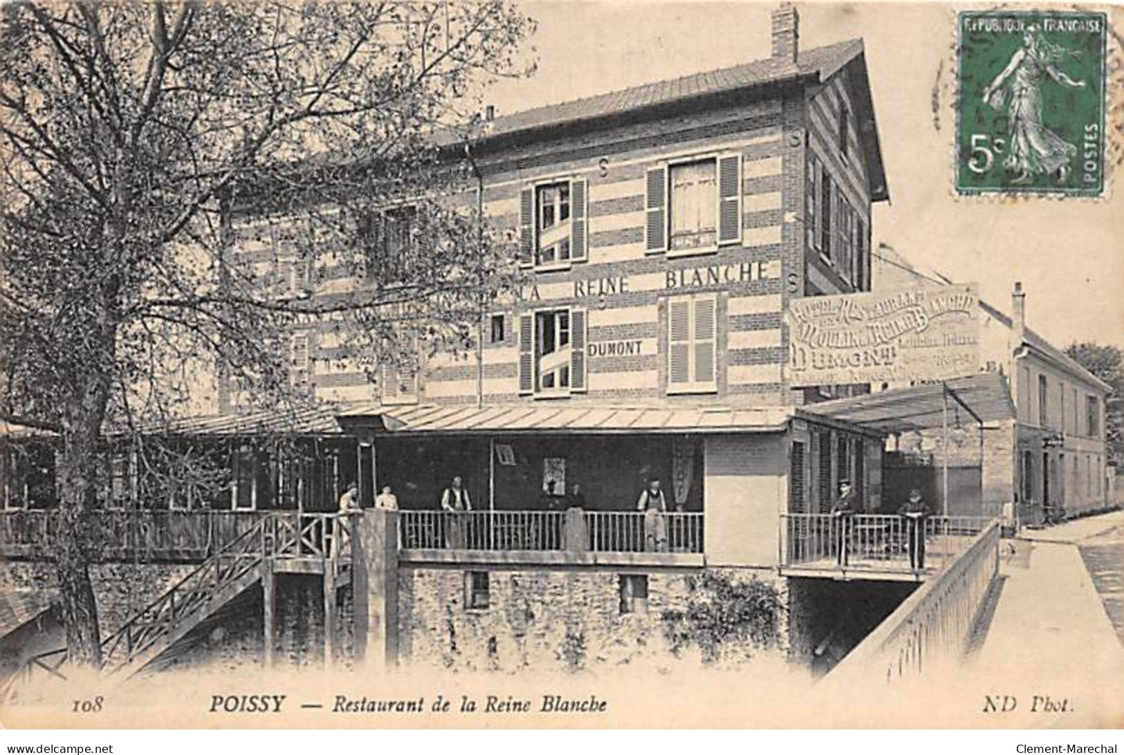 POISSY - Restaurant De La Reine Blanche - Très Bon état - Poissy