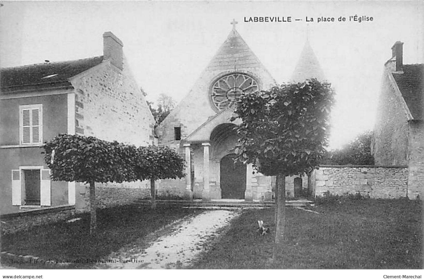 LABBEVILLE - La Place De L'Eglise - Très Bon état - Sonstige & Ohne Zuordnung