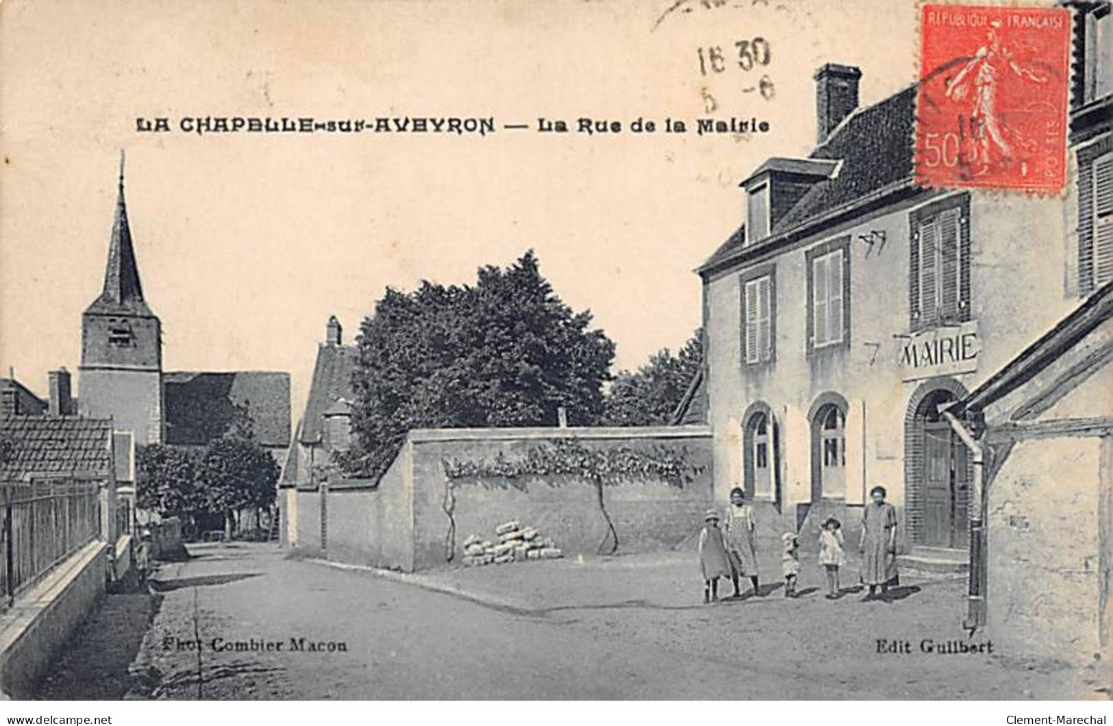 LA CHAPELLE SUR AVEYRON - La Rue De La Mairie - état - Sonstige & Ohne Zuordnung