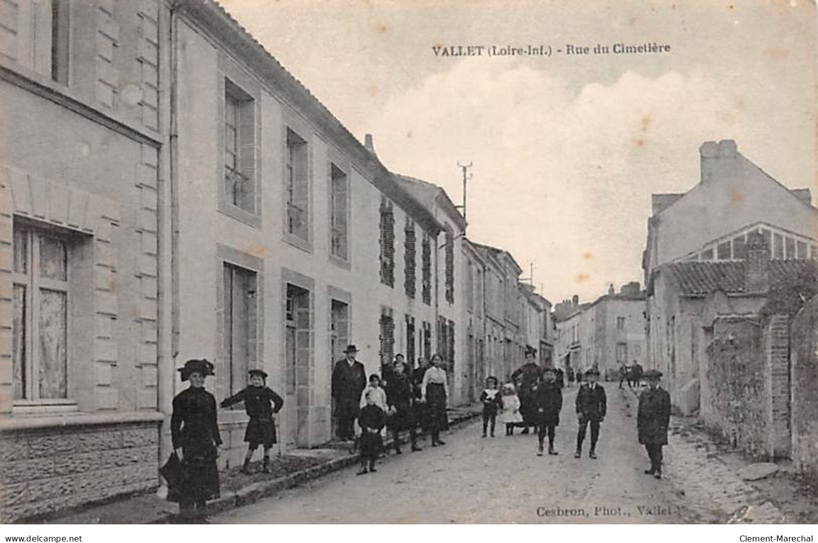 VALLET - Rue Du Cimetière - Très Bon état - Autres & Non Classés