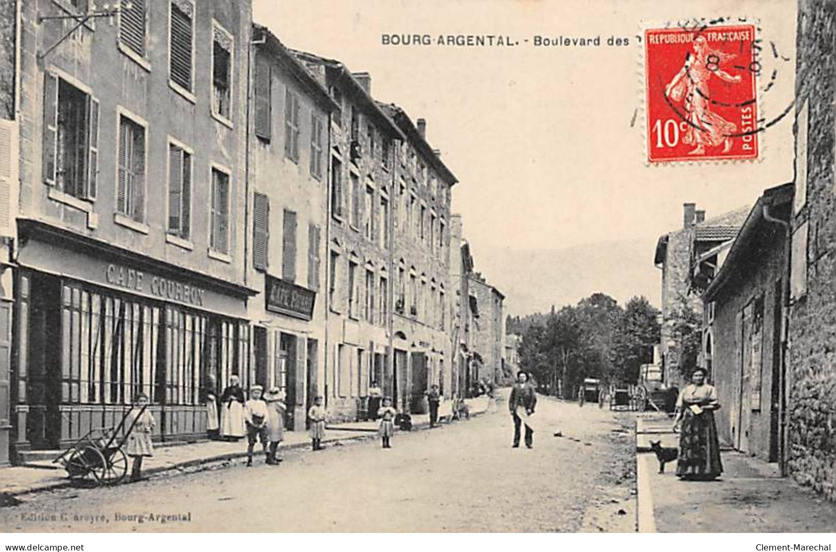 BOURG ARGENTAL - Boulevard - Très Bon état - Bourg Argental