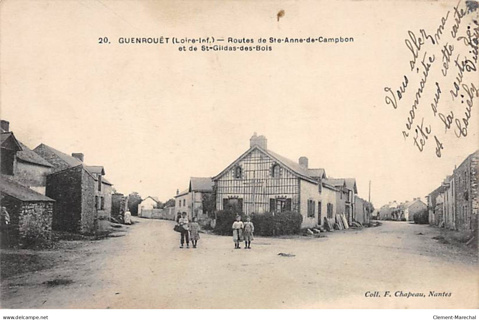 GUENROUET - Routes De Sainte Anne De Campbon Et De Saint Gildas Des Bois - Très Bon état - Guenrouet