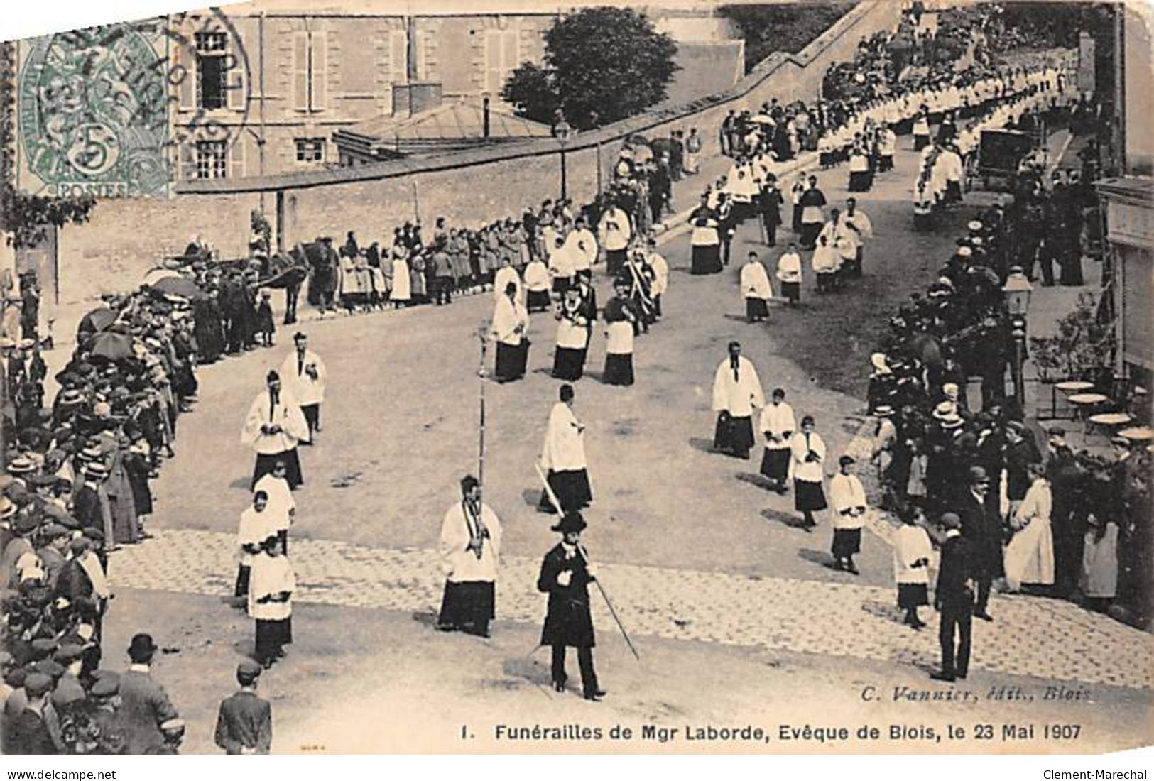 Funérailles De Mgr Laborde, Evêque De Blois, Le 23 Mai 1907 - Très Bon état - Blois