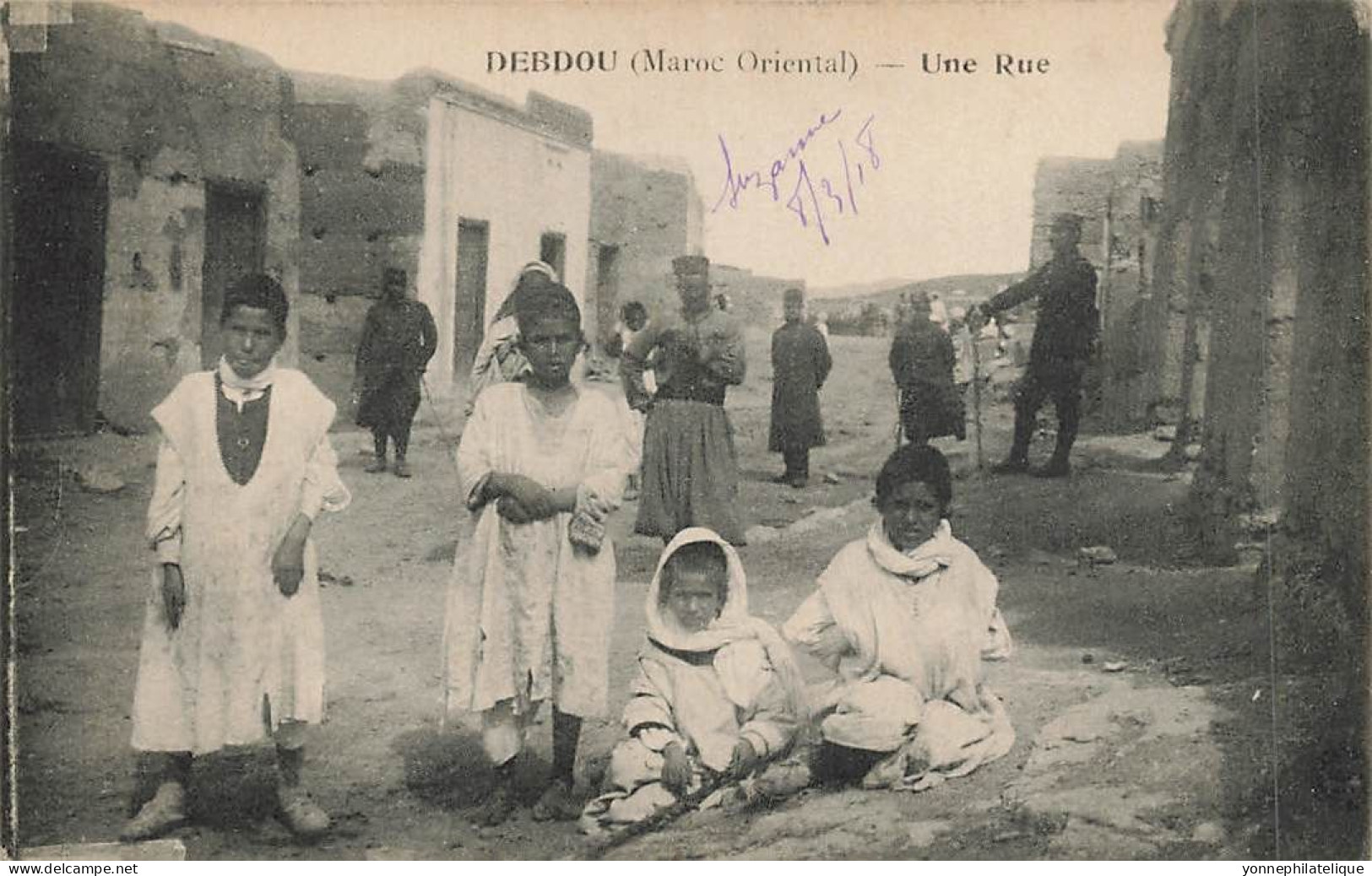 JUDAÏCA - JEWISH - MAROC - DEBDOU - Une Rue - Jud-427 - Jewish