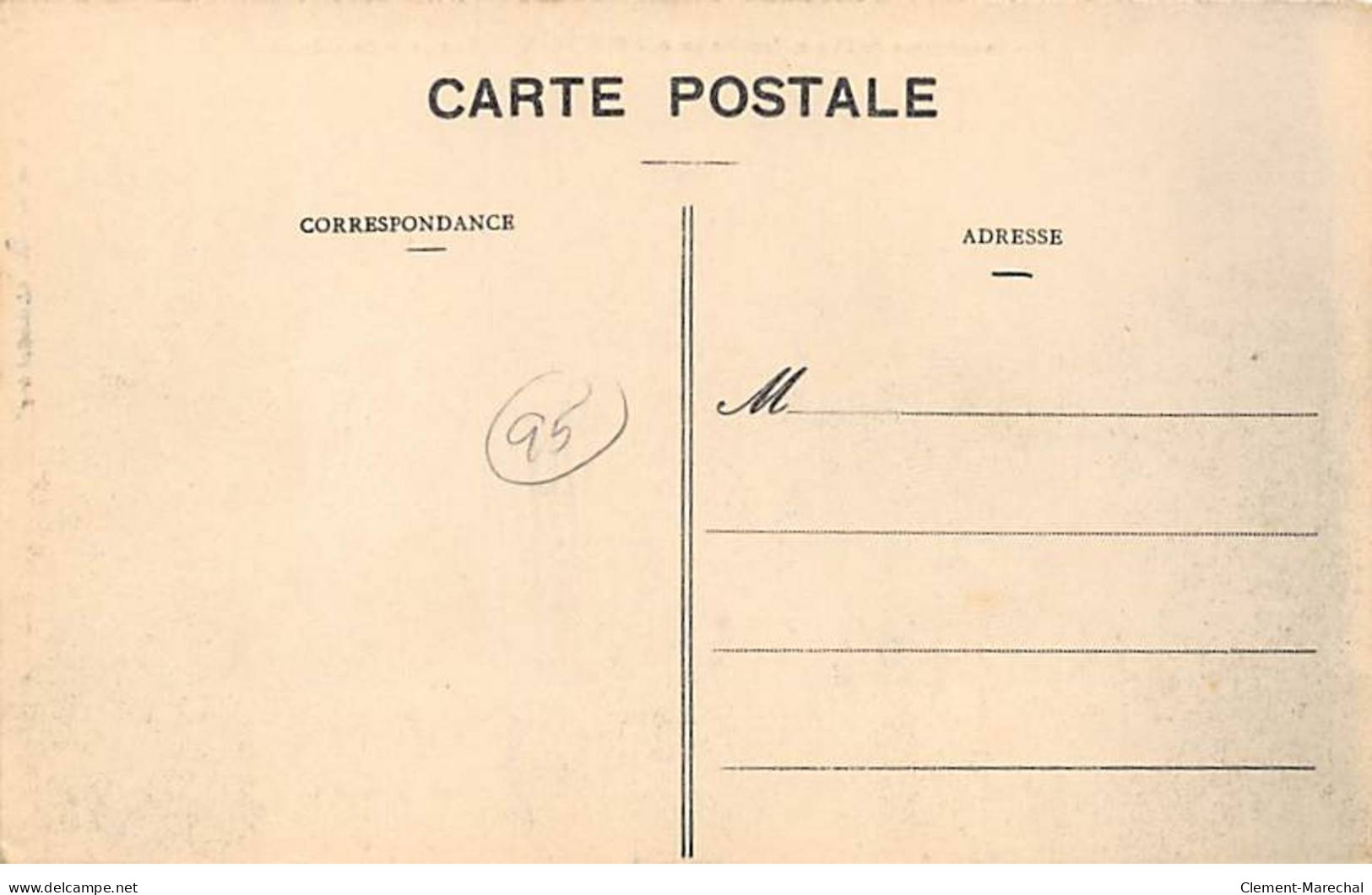 PONTOISE - Les Inondations De L'Oise 1910 - Vue Prise Du Château - Très Bon état - Pontoise