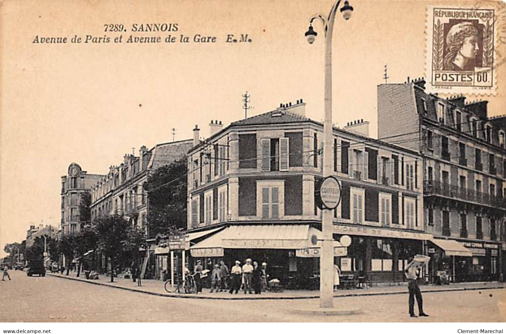 SANNOIS - Avenue De Paris Et Avenue De La Gare - Très Bon état - Sannois