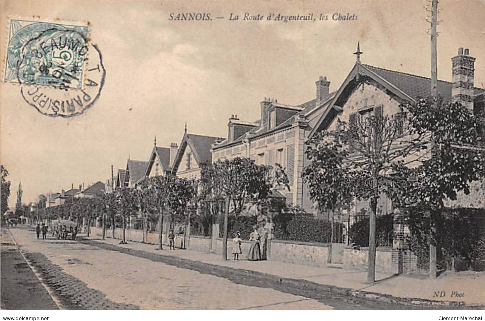 SANNOIS - La Route D'Argenteuil, Les Chalets - Très Bon état - Sannois