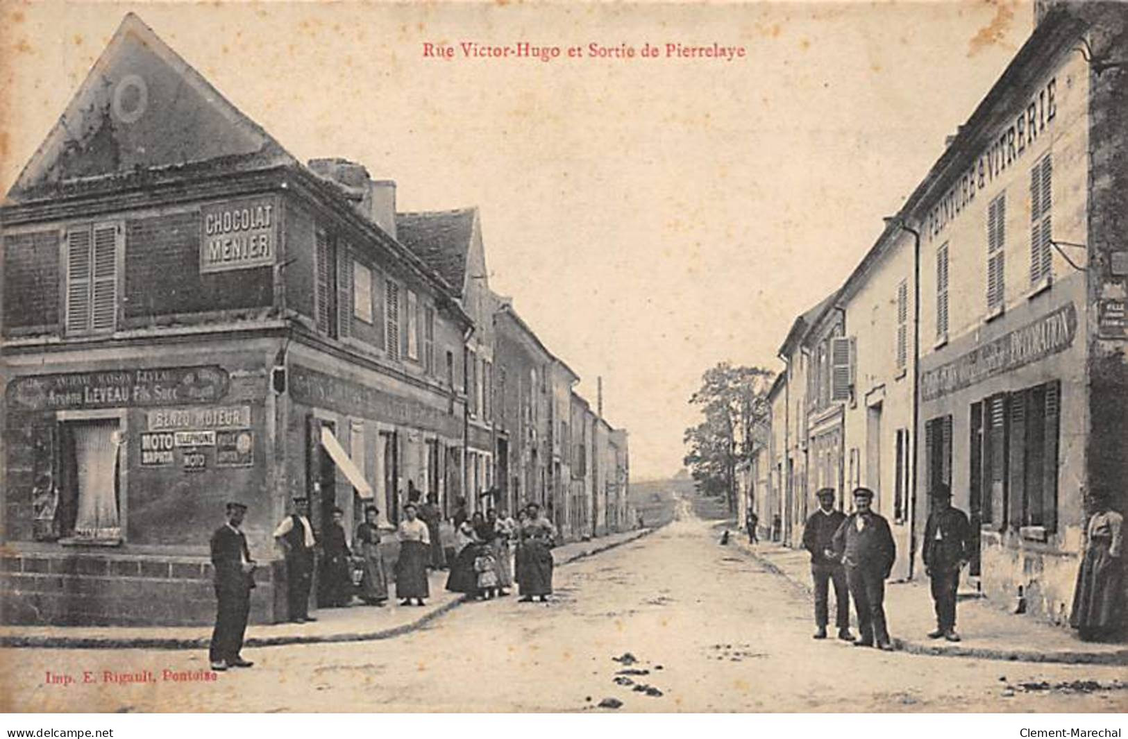 Rue Victor Hugo Et Sortie De PIERRELAYE - Très Bon état - Pierrelaye