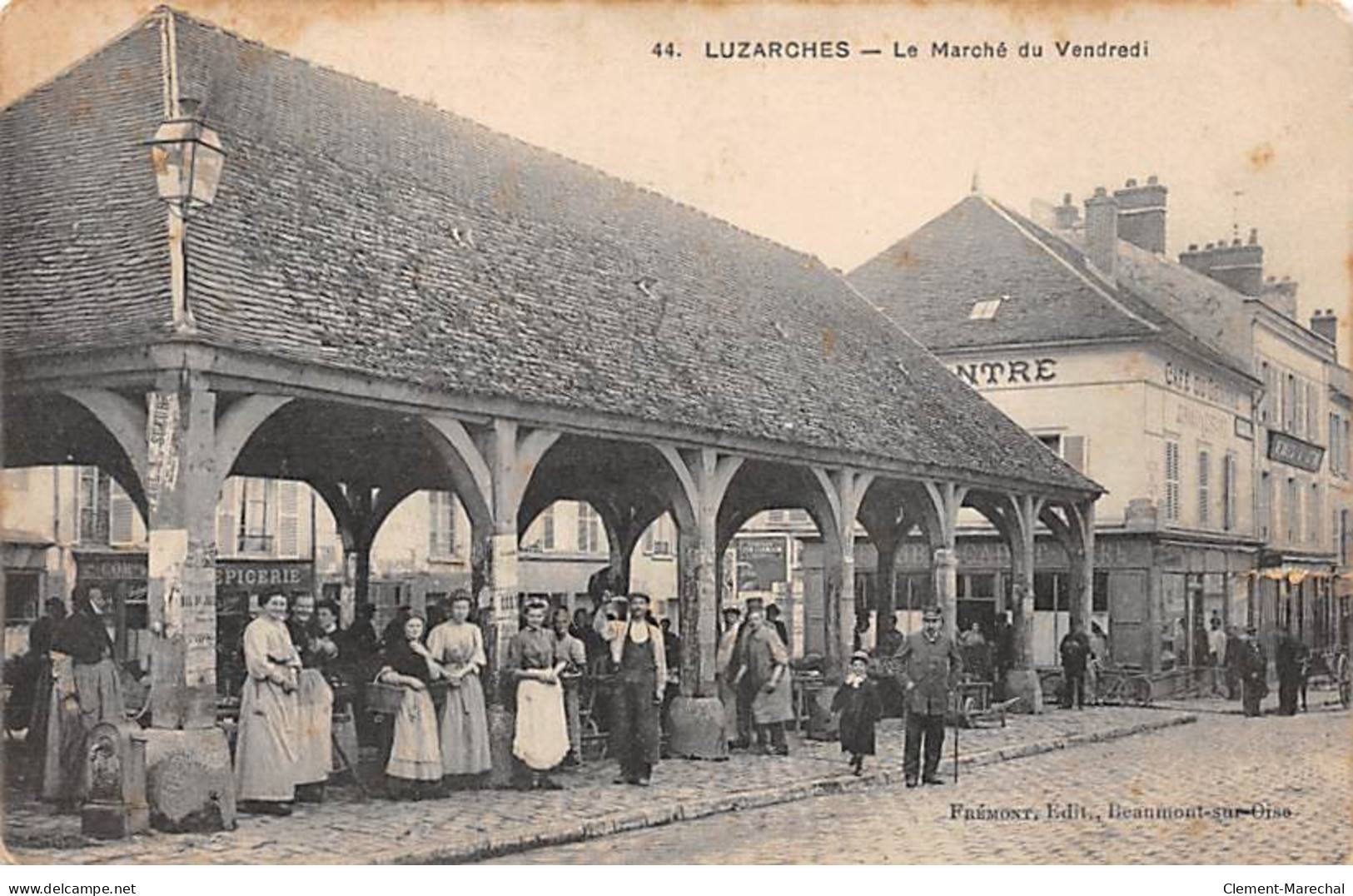 LUZARCHES - Le Marché Du Vendredi - état - Luzarches