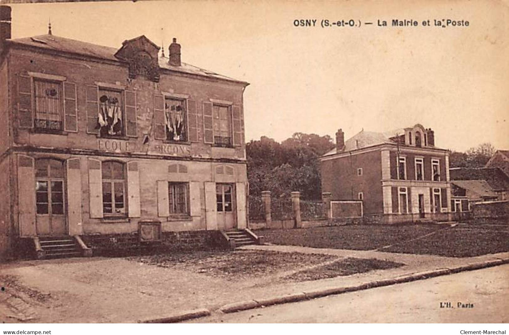 OSNY - La Mairie Et La Poste - Très Bon état - Osny