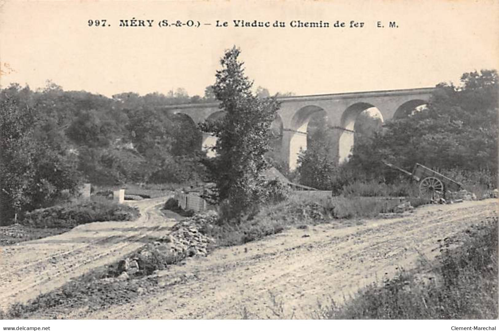 MERY - Le Viaduc Du Chemin De Fer - Très Bon état - Mery Sur Oise