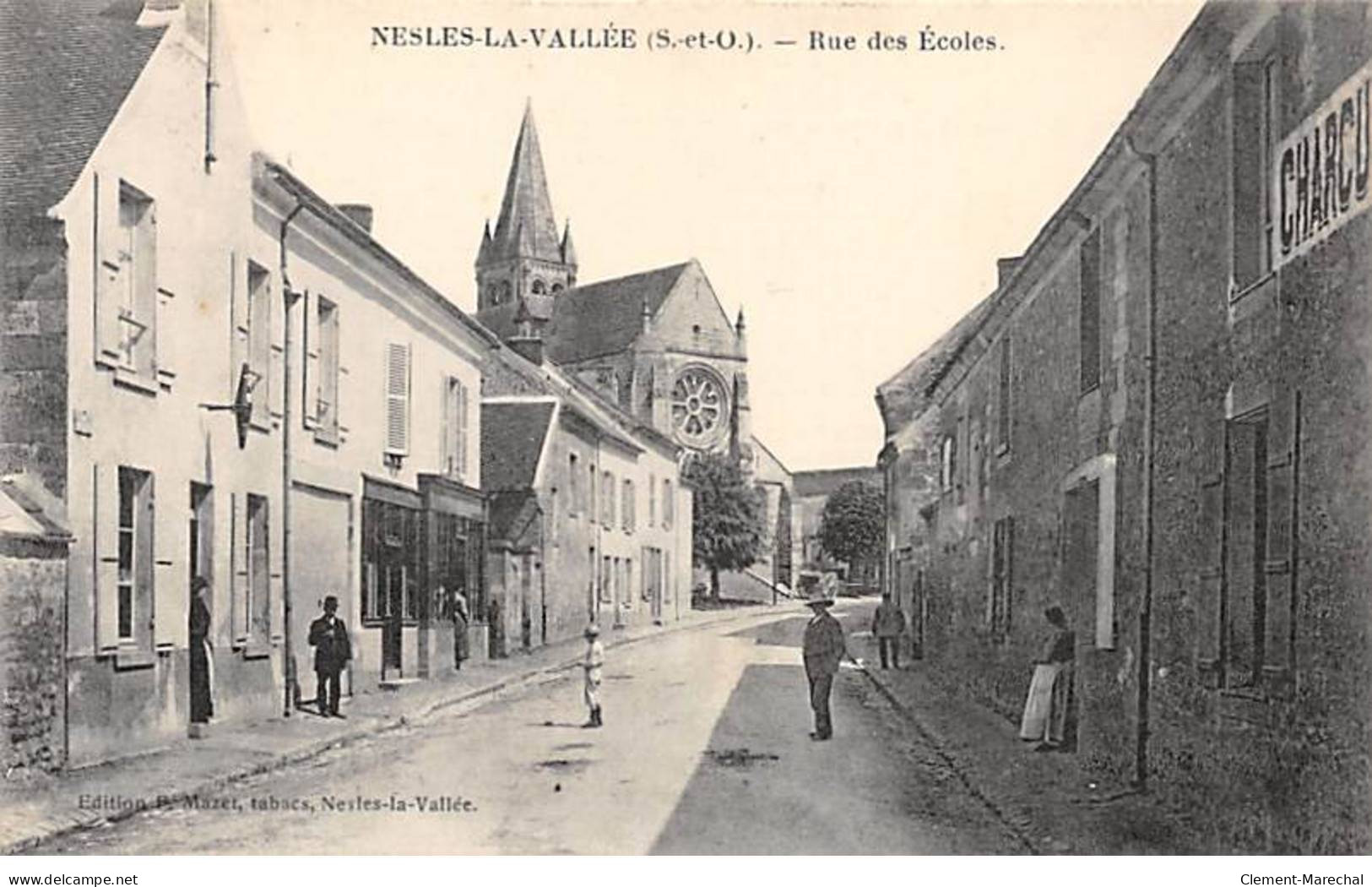 NESLES LA VALLEE - Rue Des Ecoles - Très Bon état - Nesles-la-Vallée