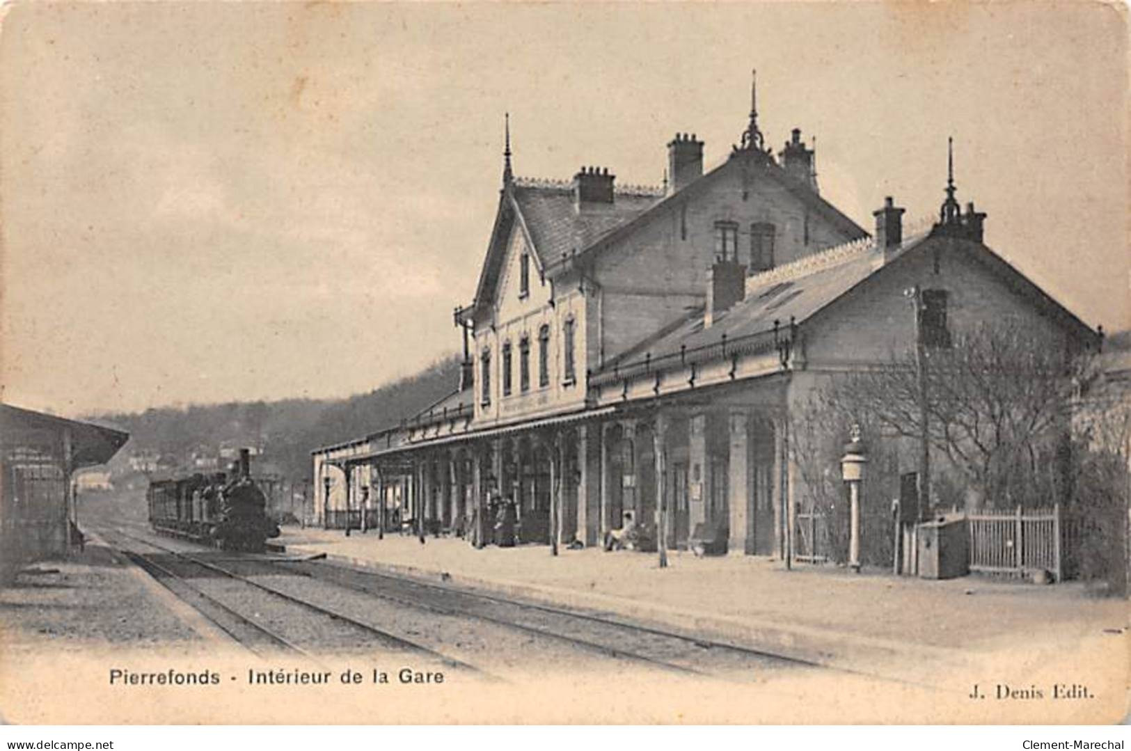 PIERREFONDS - Intérieur De La Gare - Très Bon état - Pierrefonds